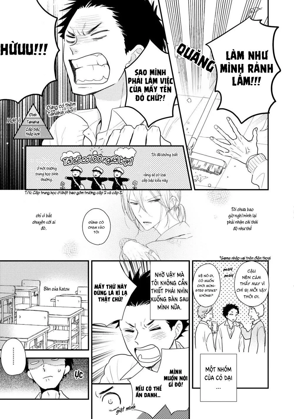 Ushiro no Seki no Katou-kun Chapter 1 Trang 9