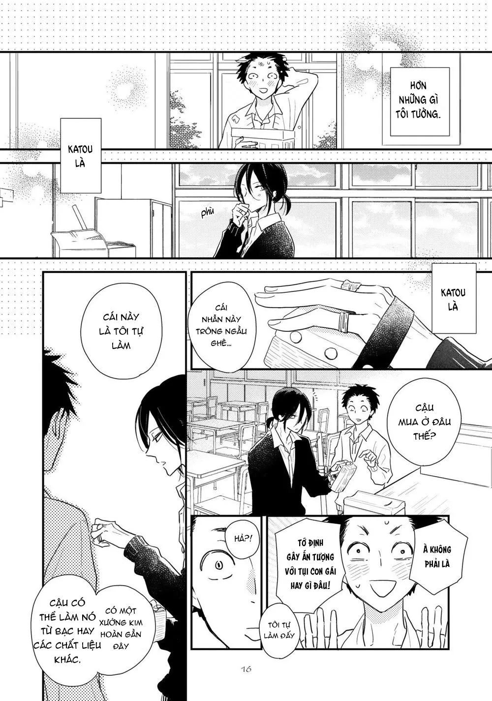 Ushiro no Seki no Katou-kun Chapter 1 Trang 18