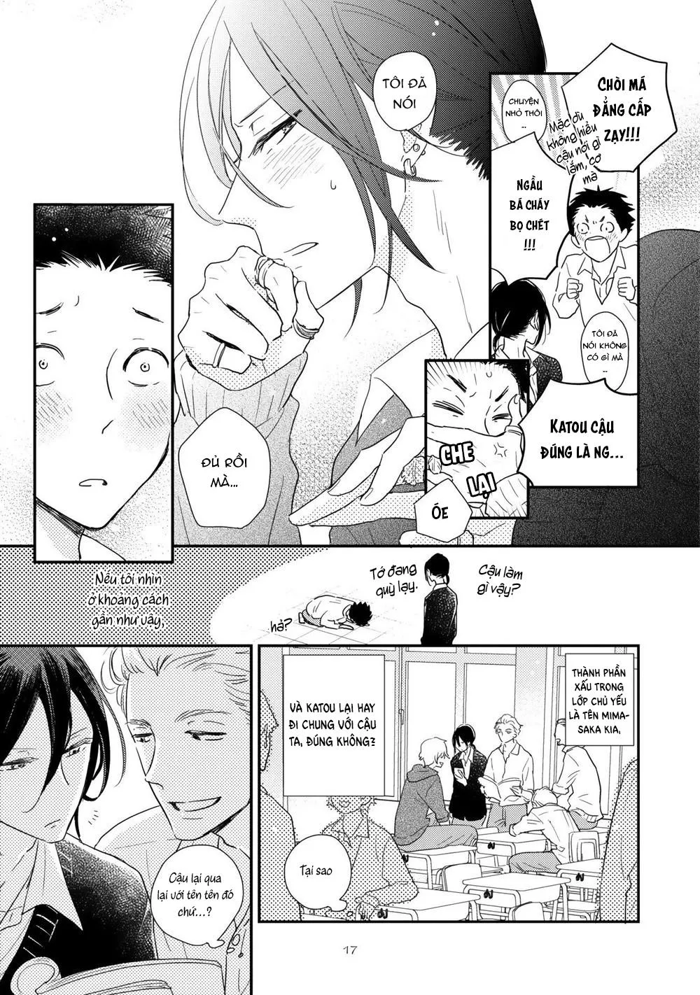 Ushiro no Seki no Katou-kun Chapter 1 Trang 19