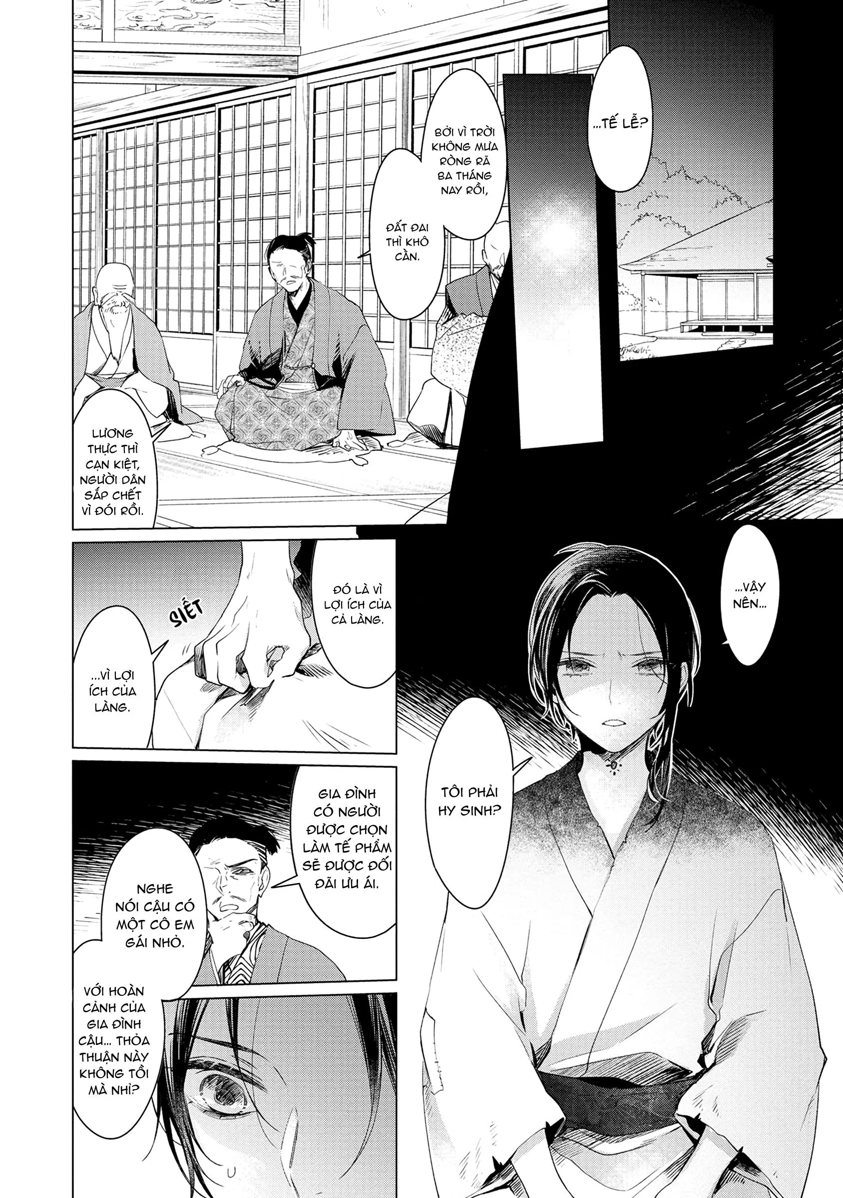 Vị thần diều hâu & tế phẩm đáng thương Chapter 1 Trang 18