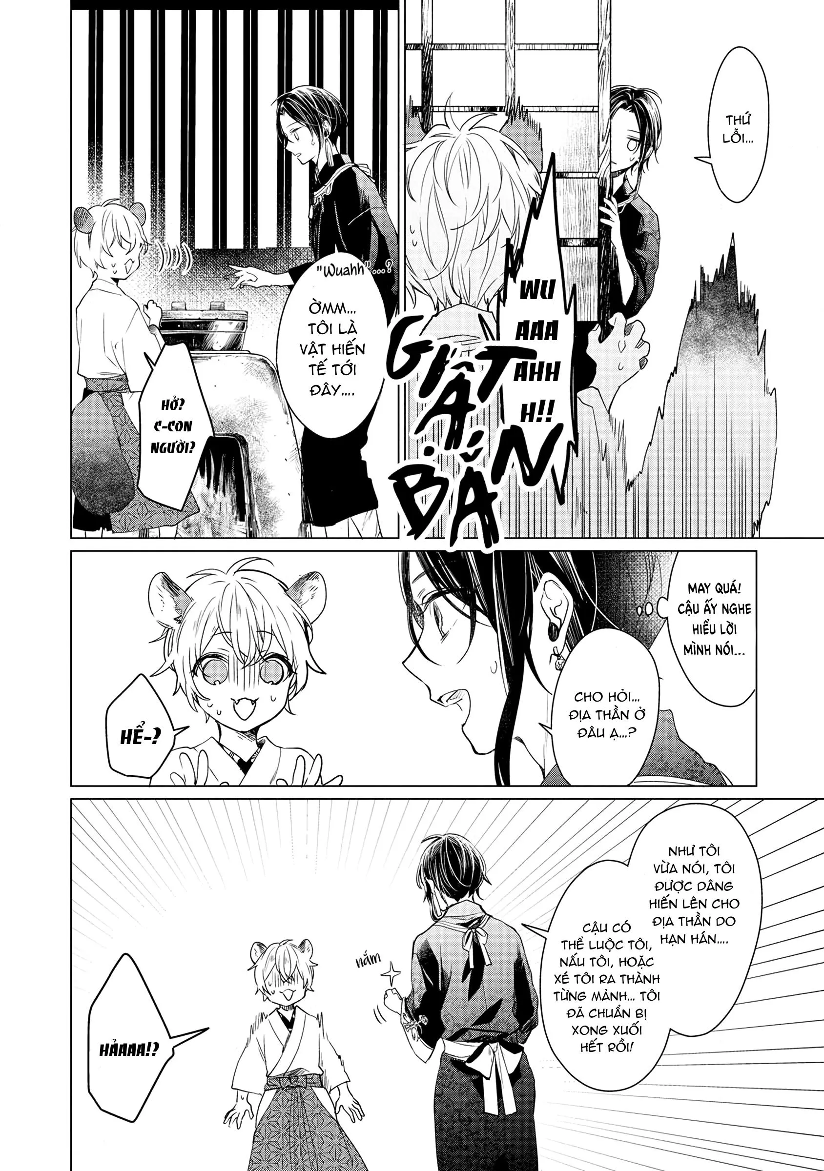 Vị thần diều hâu & tế phẩm đáng thương Chapter 1 Trang 24