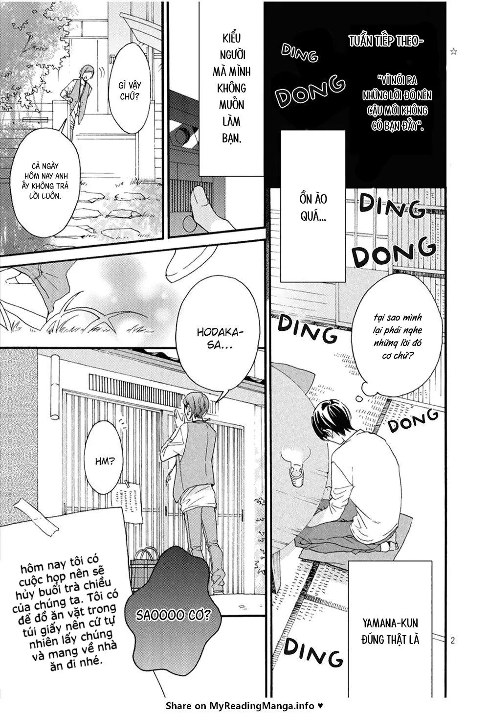 Bí mật của Hodaka-kun có vị ngọt Chapter 3 Trang 3