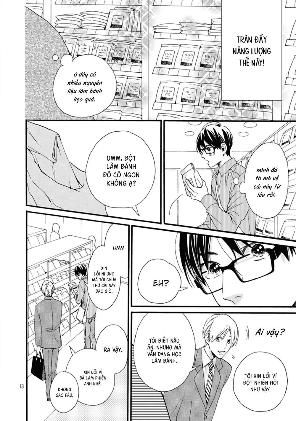 Bí mật của Hodaka-kun có vị ngọt Chapter 3 Trang 14