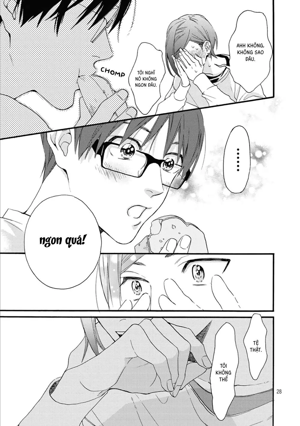 Bí mật của Hodaka-kun có vị ngọt Chapter 3 Trang 29