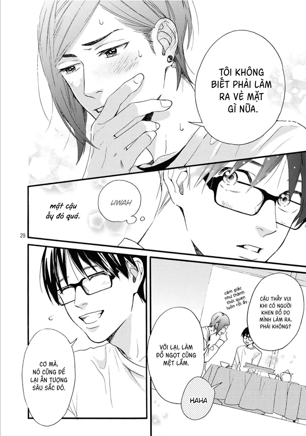 Bí mật của Hodaka-kun có vị ngọt Chapter 3 Trang 30