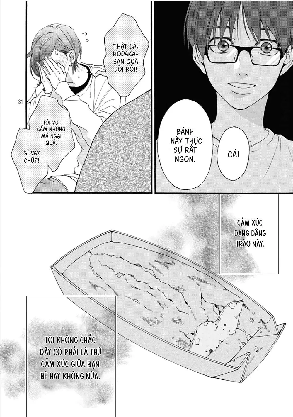 Bí mật của Hodaka-kun có vị ngọt Chapter 3 Trang 32