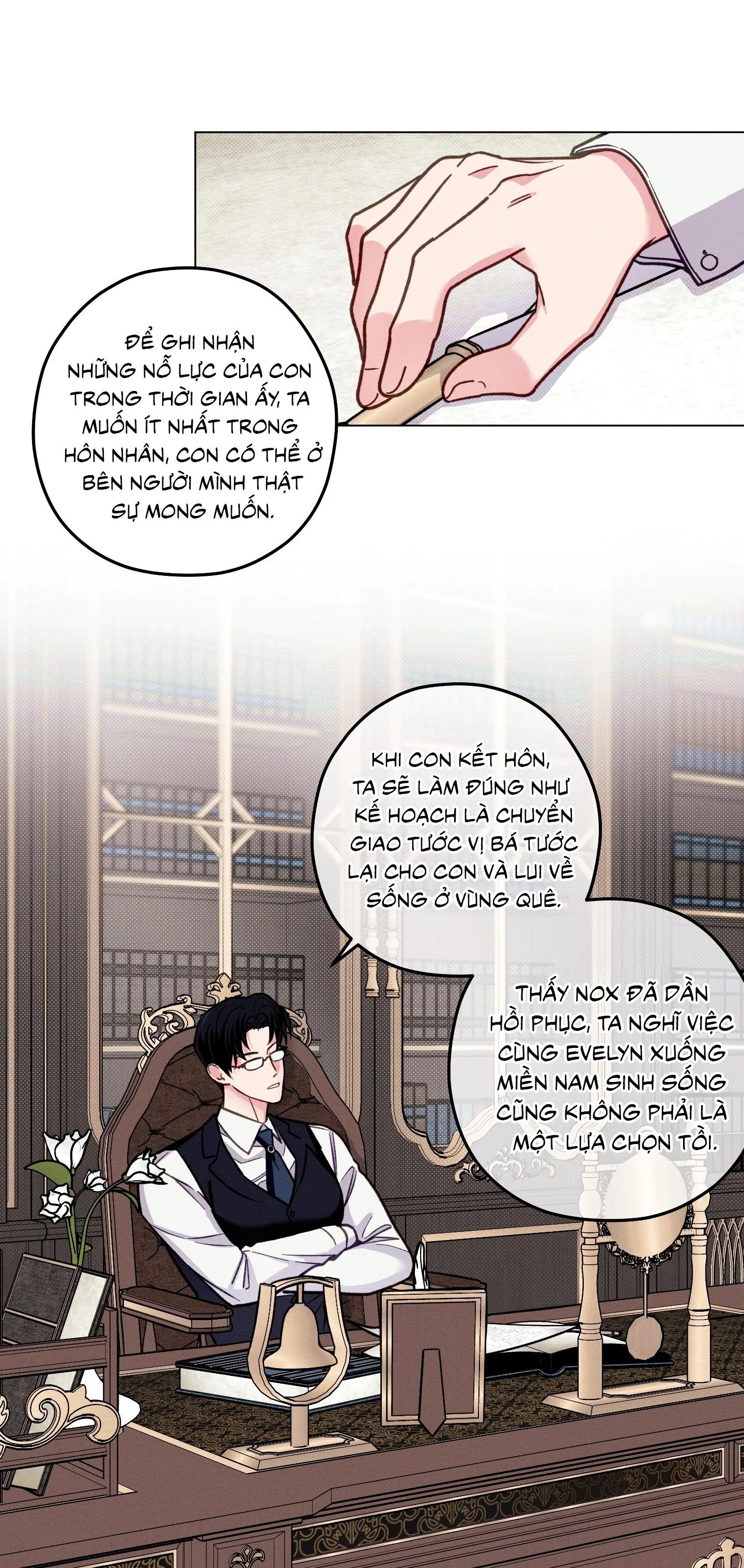 Xuyên Thành Bá Tước Omega Chapter 12 Trang 7