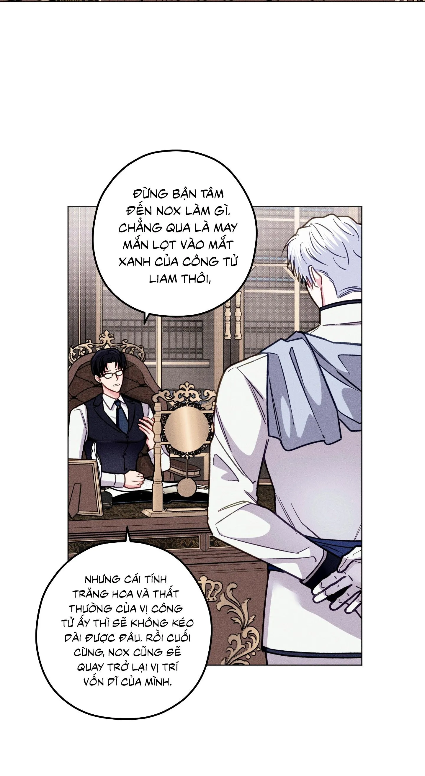 Xuyên Thành Bá Tước Omega Chapter 12 Trang 8