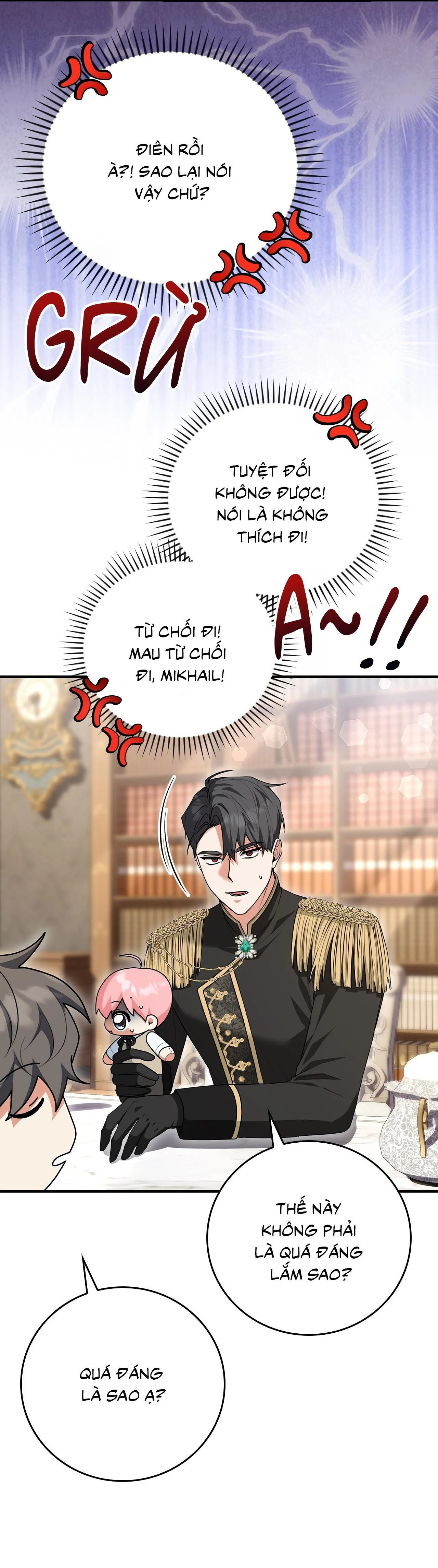 Xuyên thành cục bông của tên cuồng công Chapter 2 Trang 51