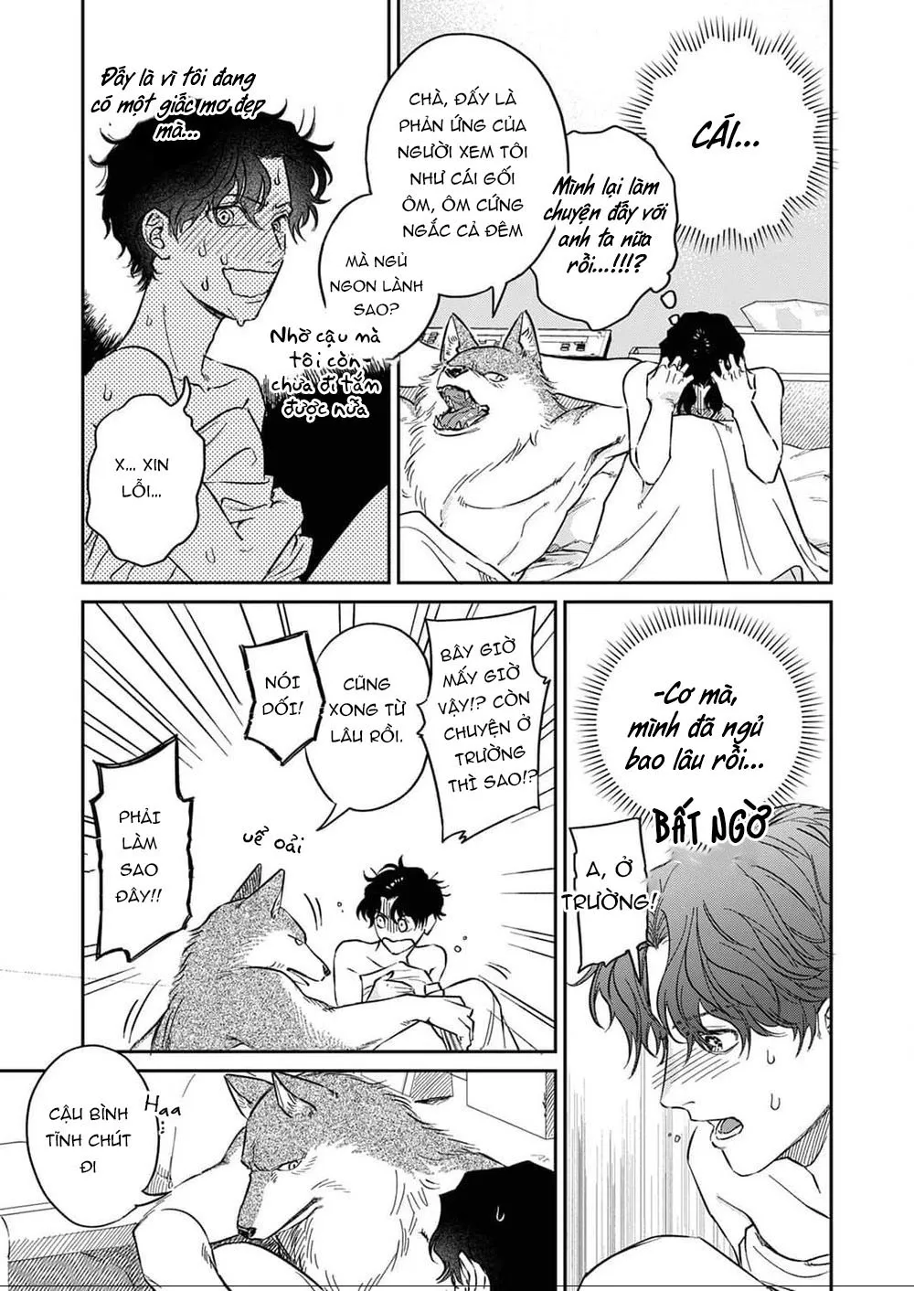 YÊU ĐƯƠNG CÙNG CHÀNG SÓI Chapter 3 Trang 7