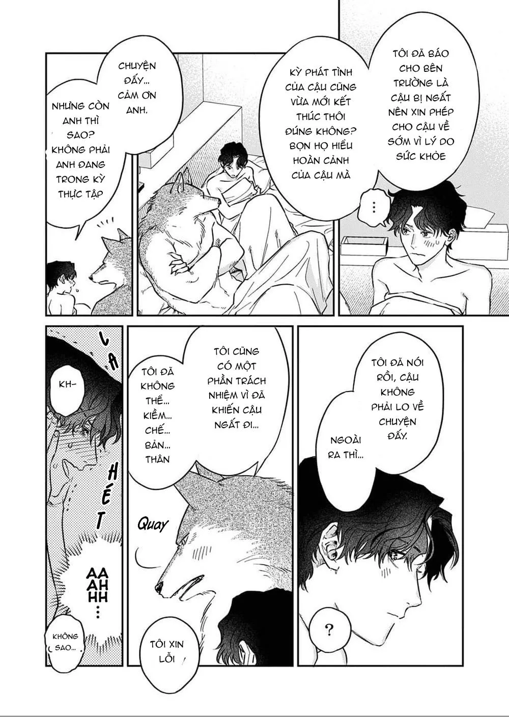 YÊU ĐƯƠNG CÙNG CHÀNG SÓI Chapter 3 Trang 8