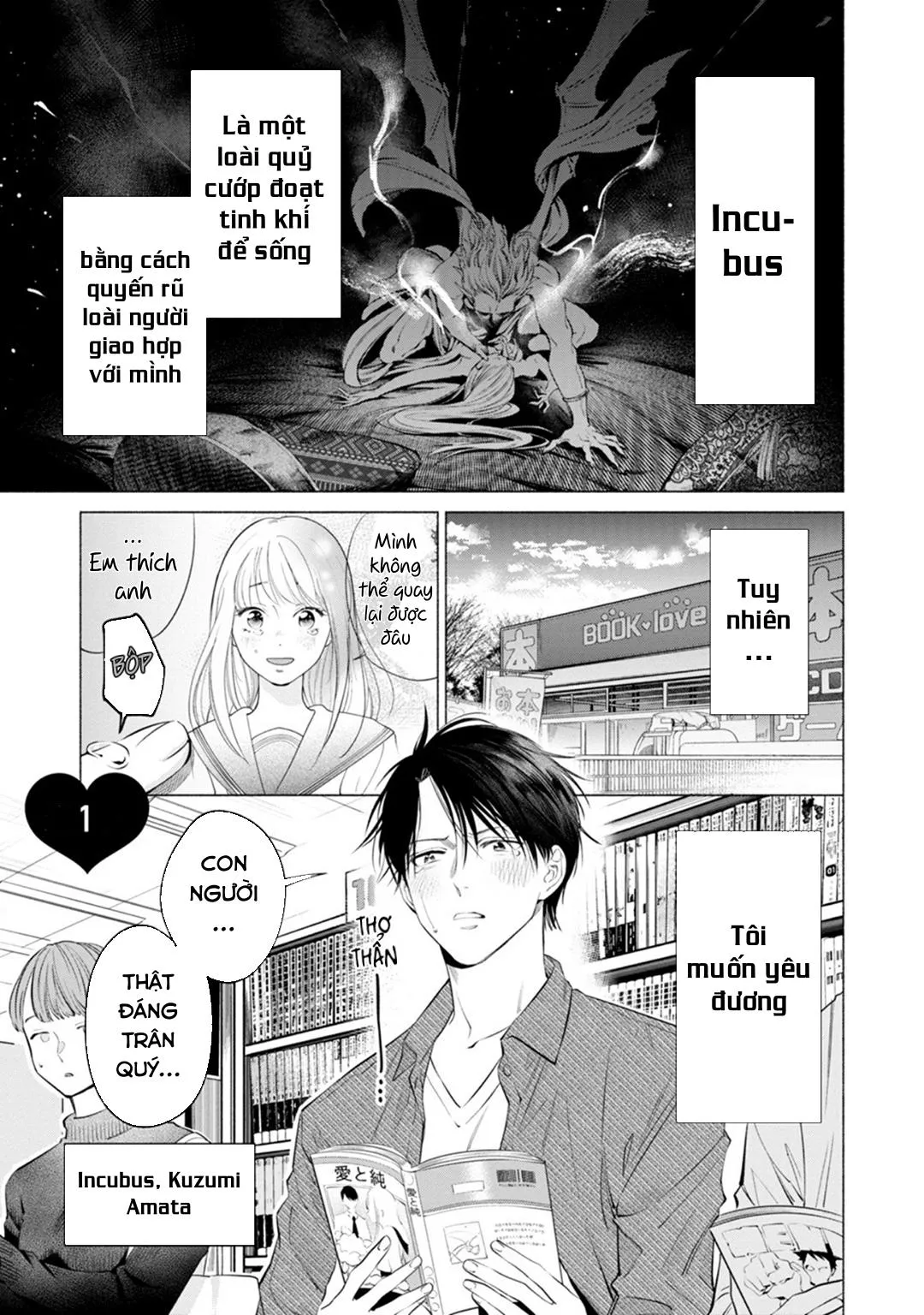YÊU ĐƯƠNG CÙNG TÊN INCUBUS CÒN TRINH Chapter 1 Trang 6