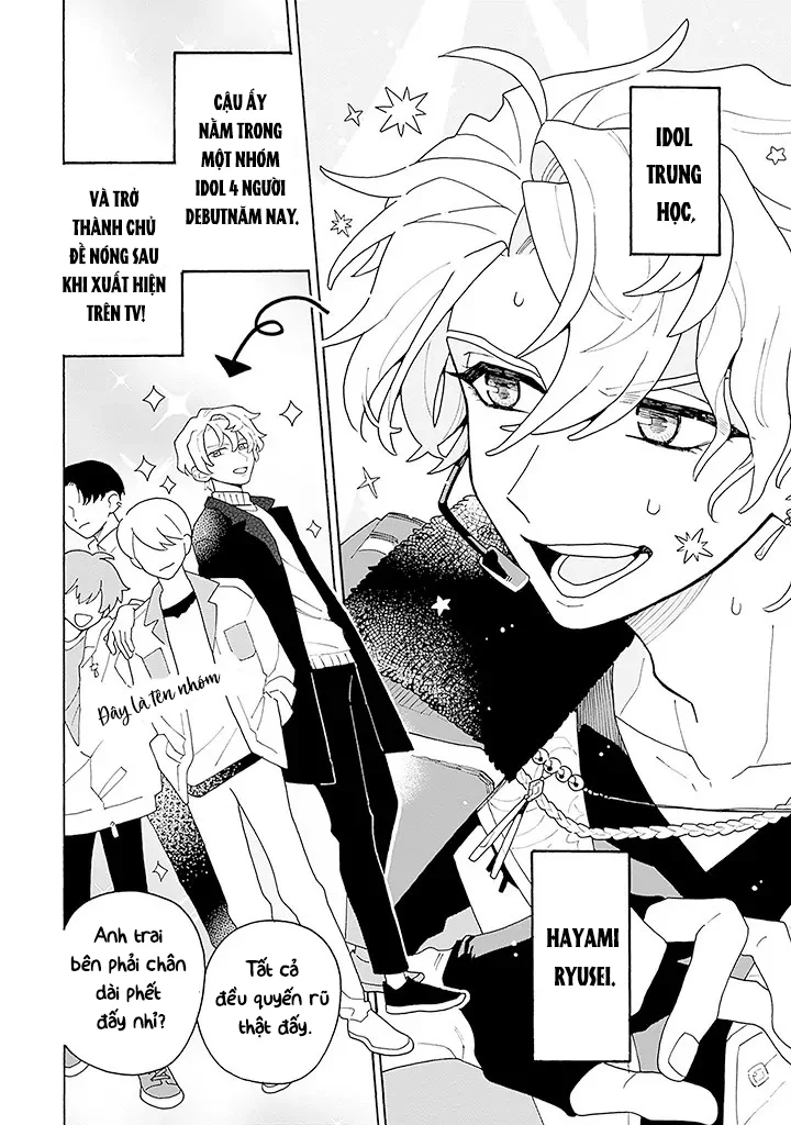 Chàng Idol Si Tình Ryuusei Quyết Không Bỏ Cuộc! Chapter 1 Trang 4