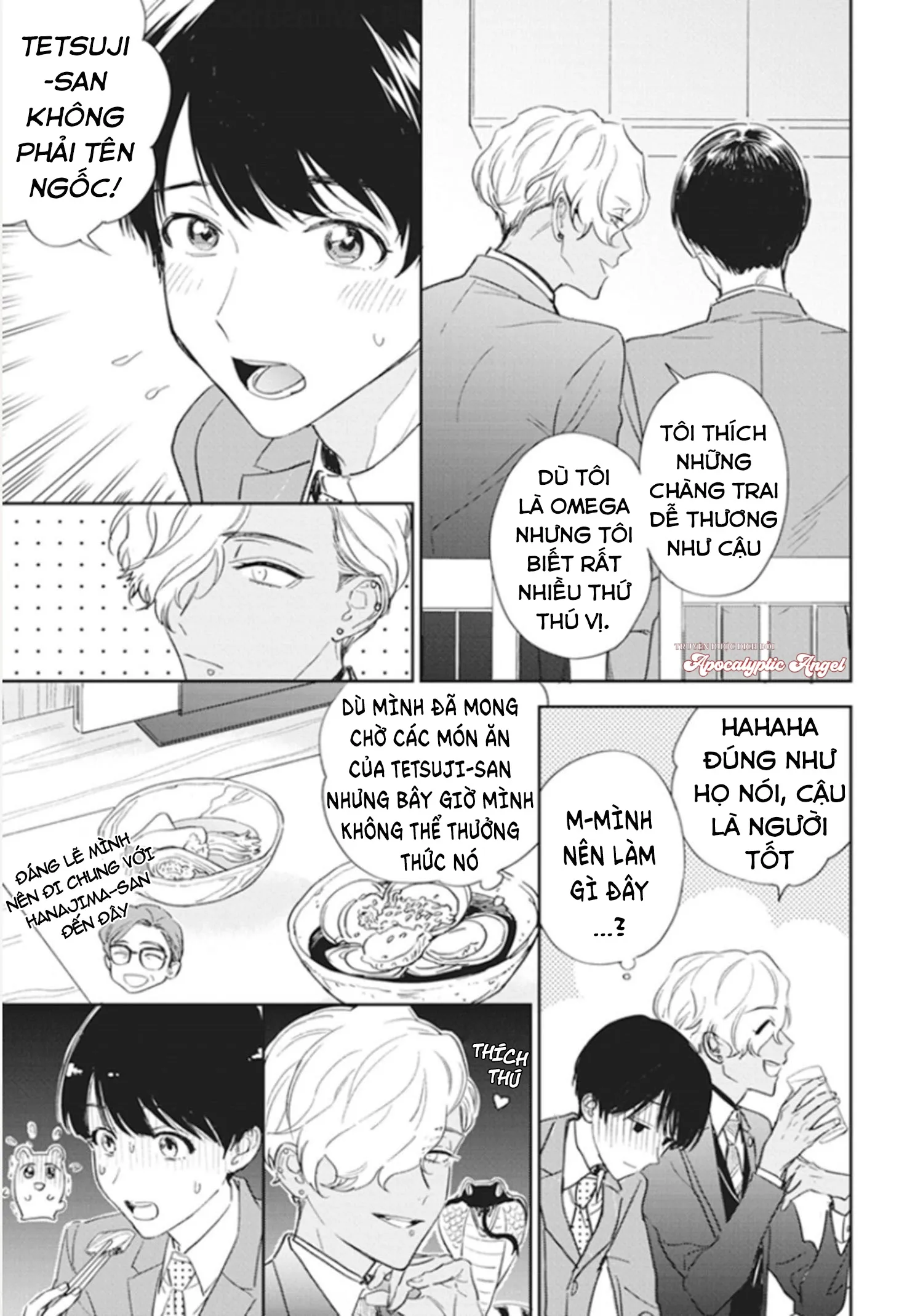 Chàng Thơ Nhỏ Bé Của Alpha Chapter 3 Trang 8