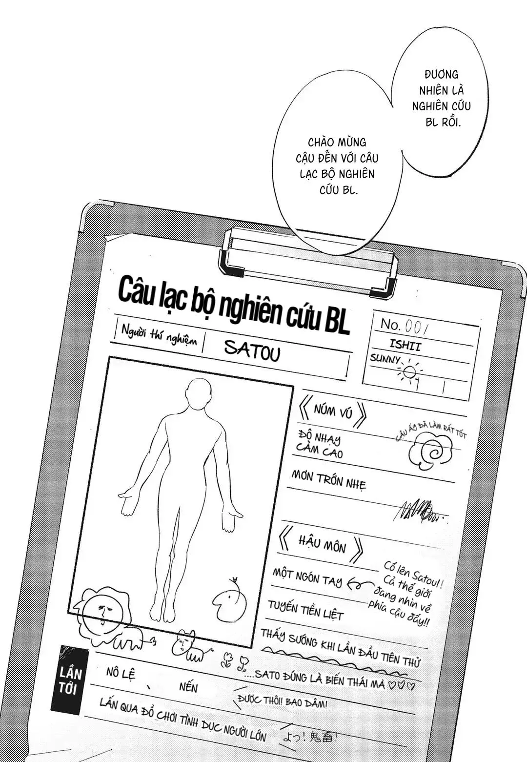 Chào mừng đến với câu lạc bộ nghiên cứu Yaoi Chapter 2 Trang 16