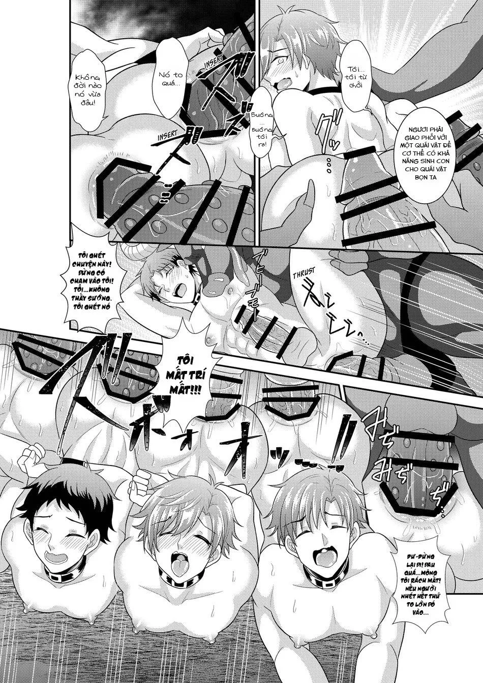 Chuyến đi dã ngoại của trường đến một trang trại sẽ đưa bạn đến một thế giới khác! Được vắt sữa trong một trang trại của con người! Chapter 1 Trang 7