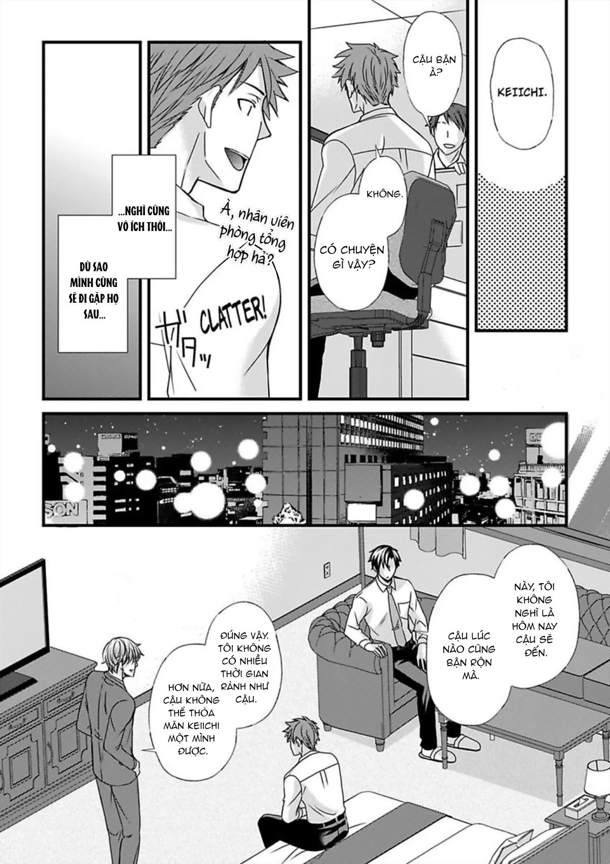 Cuộc chơi ba người của trai thẳng - Hai chàng trai đang theo đuổi tôi Chapter 11 Trang 9