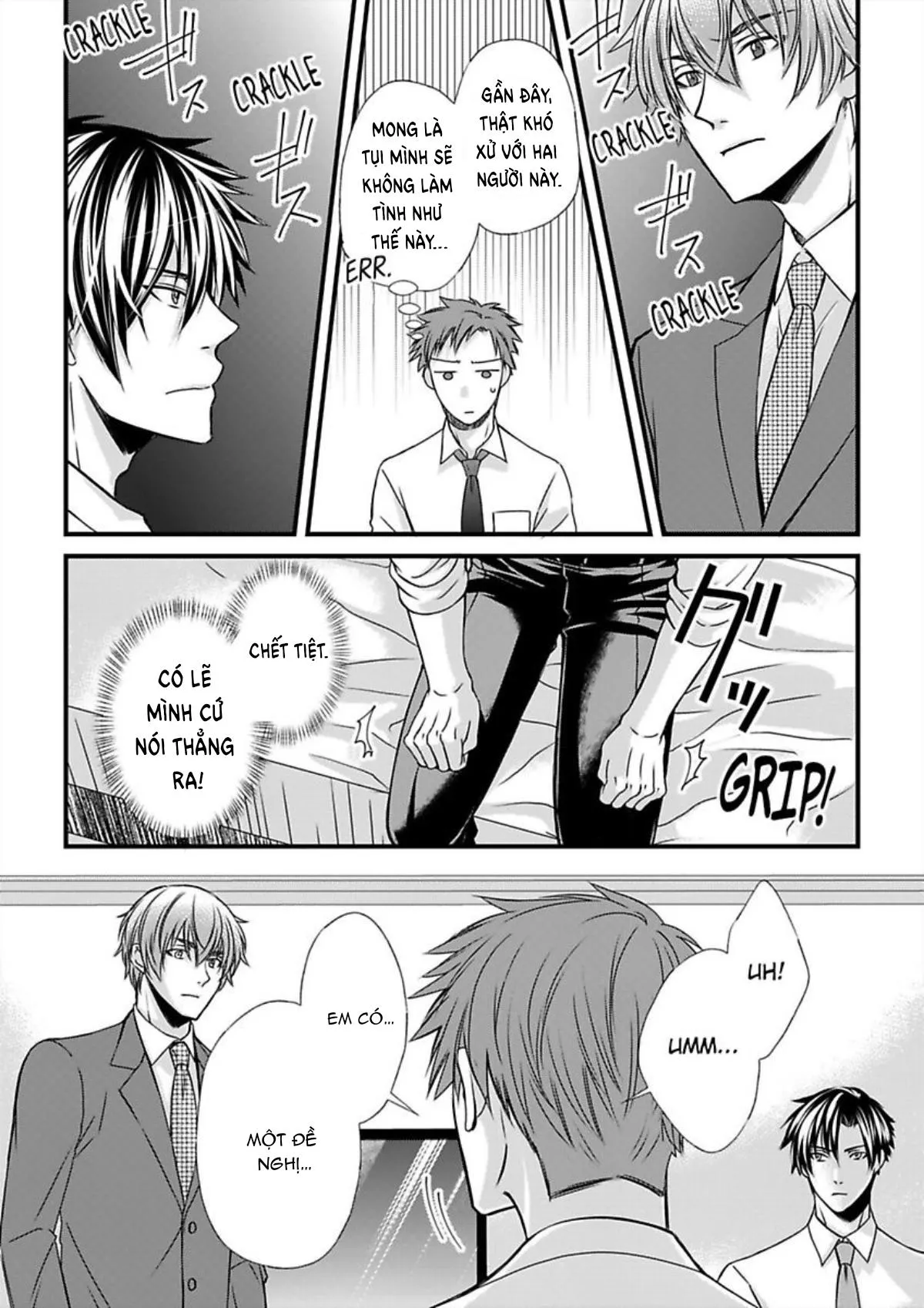 Cuộc chơi ba người của trai thẳng - Hai chàng trai đang theo đuổi tôi Chapter 11 Trang 10