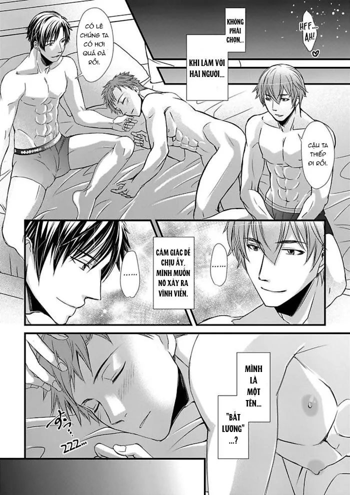 Cuộc chơi ba người của trai thẳng - Hai chàng trai đang theo đuổi tôi Chapter 3 Trang 23