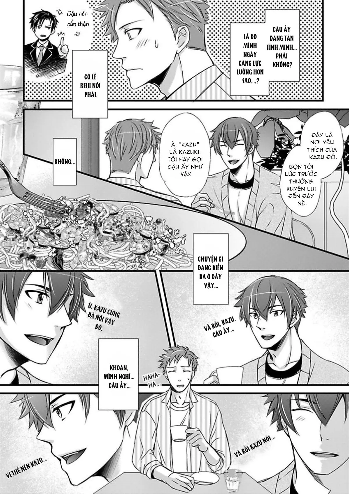 Cuộc chơi ba người của trai thẳng - Hai chàng trai đang theo đuổi tôi Chapter 6 Trang 5