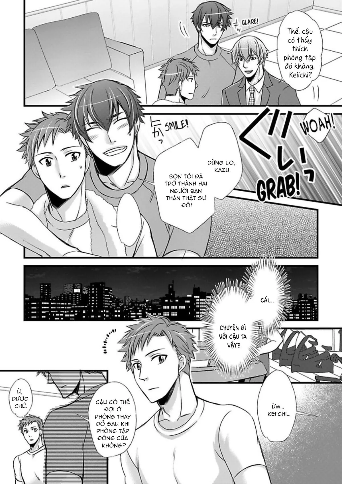 Cuộc chơi ba người của trai thẳng - Hai chàng trai đang theo đuổi tôi Chapter 6 Trang 7