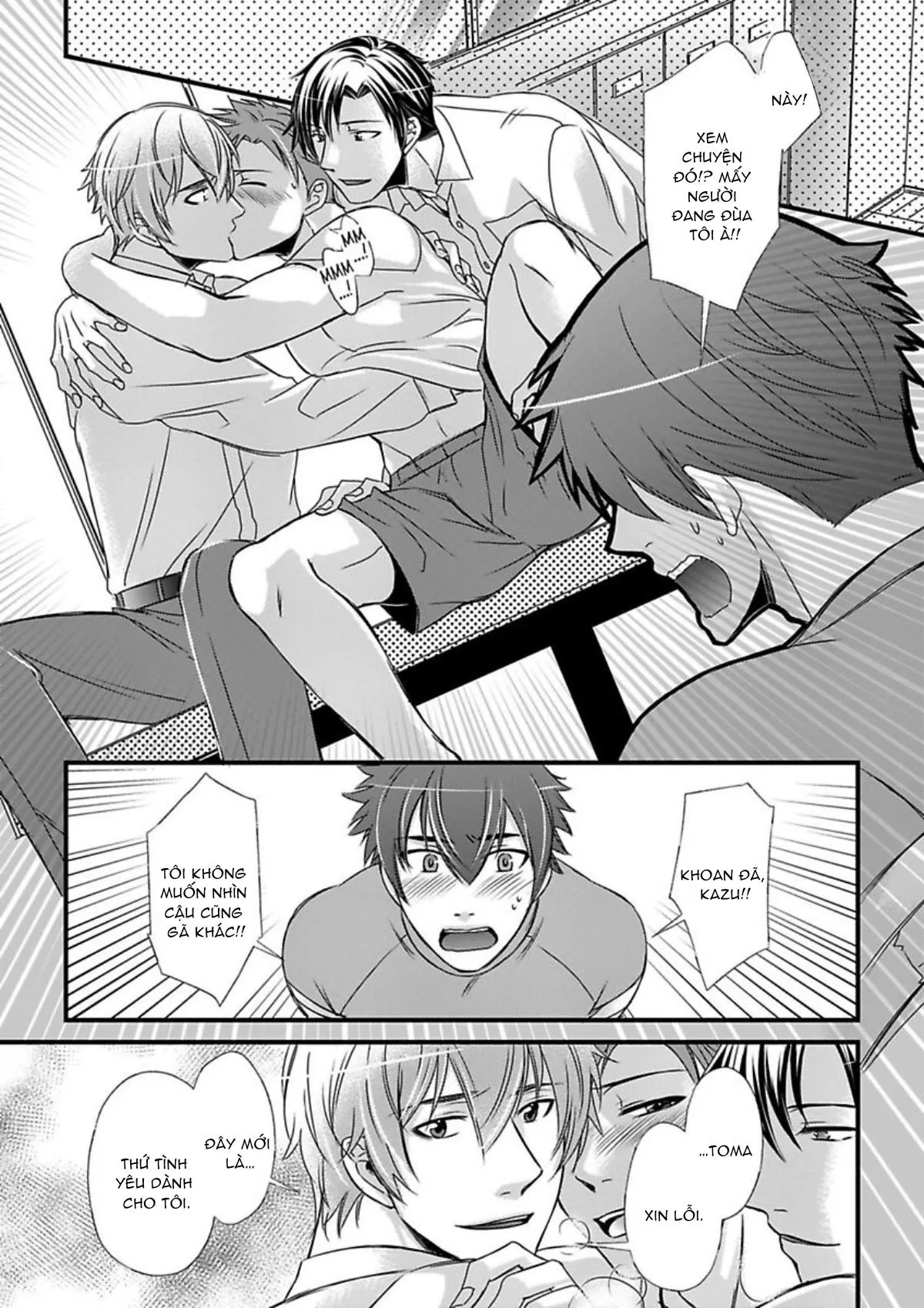 Cuộc chơi ba người của trai thẳng - Hai chàng trai đang theo đuổi tôi Chapter 6 Trang 17