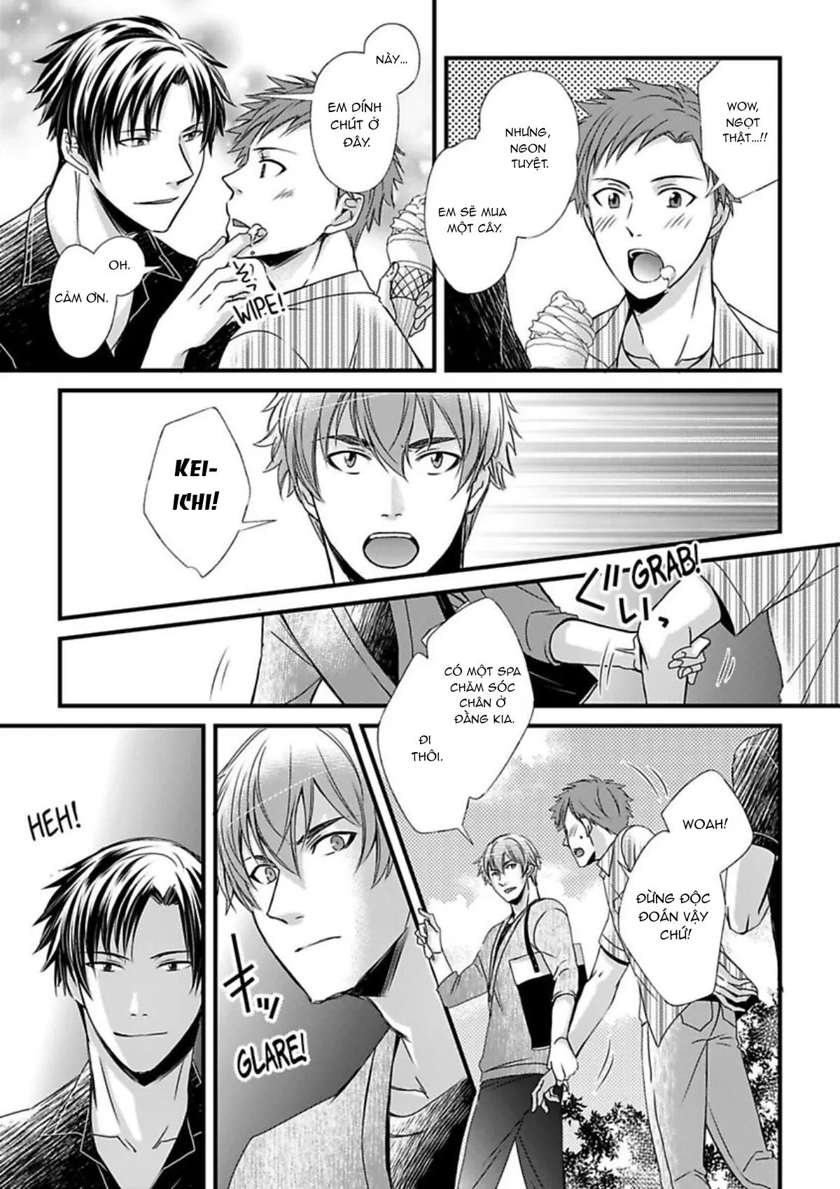 Cuộc chơi ba người của trai thẳng - Hai chàng trai đang theo đuổi tôi Chapter 9 Trang 4