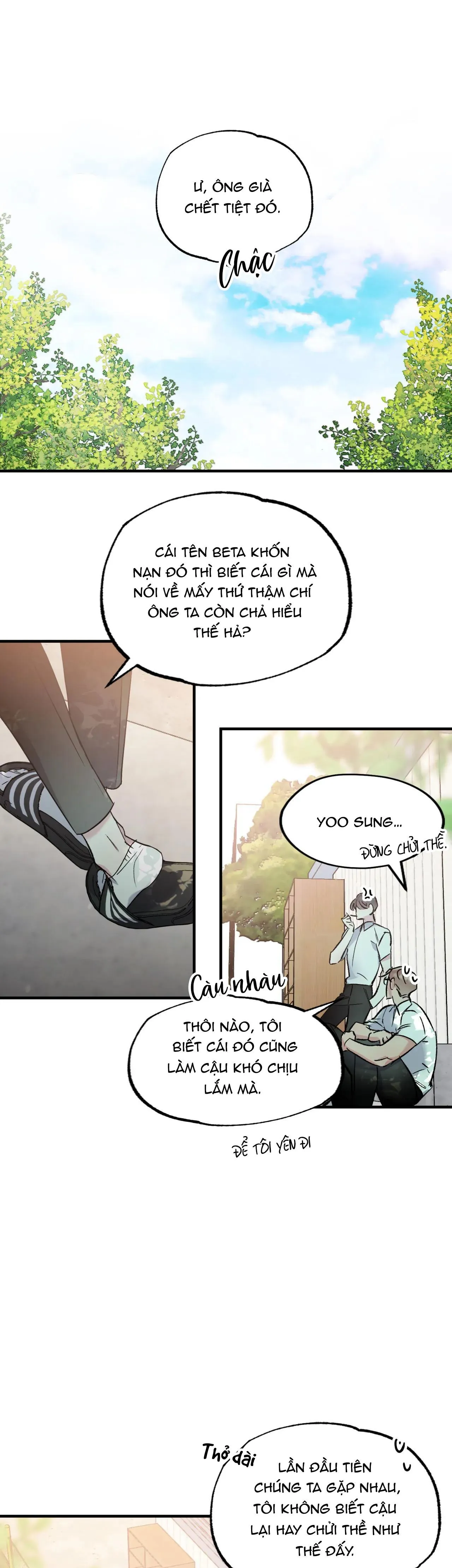 (ABO) VŨ TRỤ NƠI EM XUỐNG Chapter 4 Trang 7