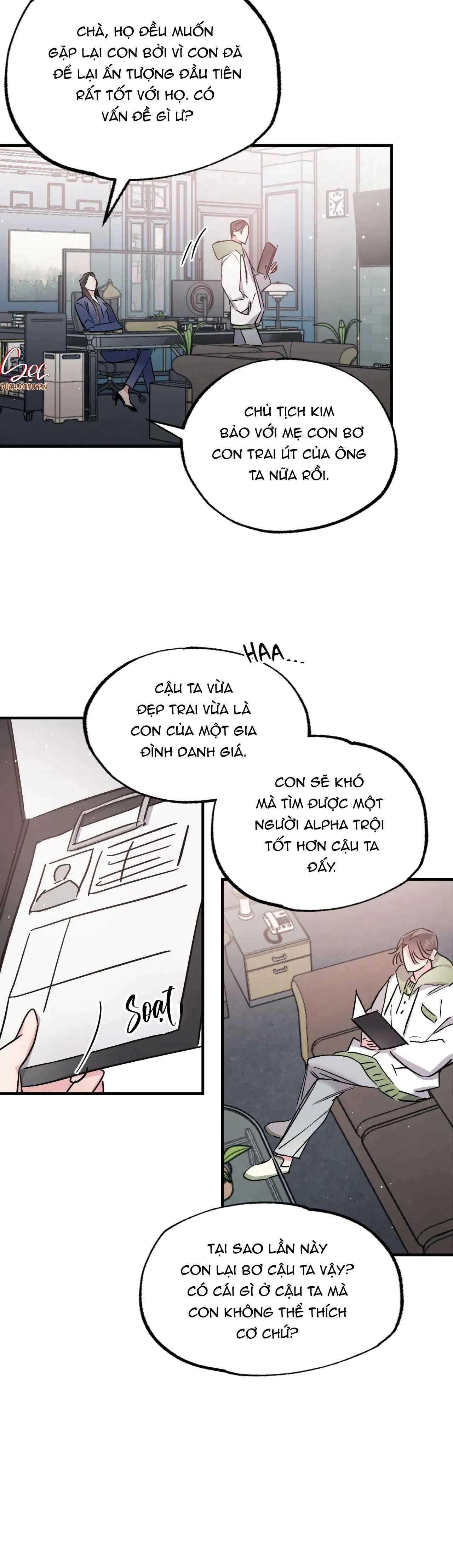 (ABO) VŨ TRỤ NƠI EM XUỐNG Chapter 6 Trang 14