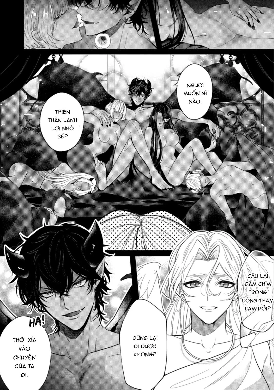 Ác quỹ không muốn sống cùng thiên thần Chapter 1 Trang 8