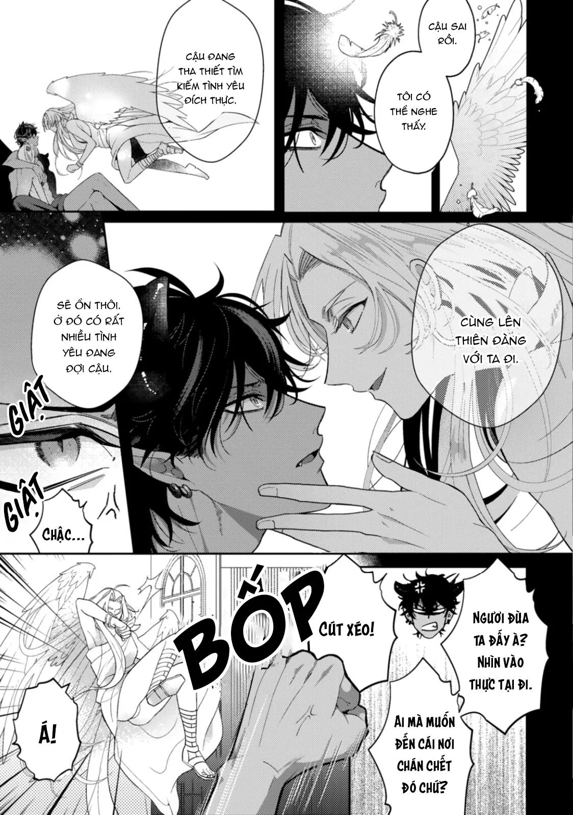 Ác quỹ không muốn sống cùng thiên thần Chapter 1 Trang 9