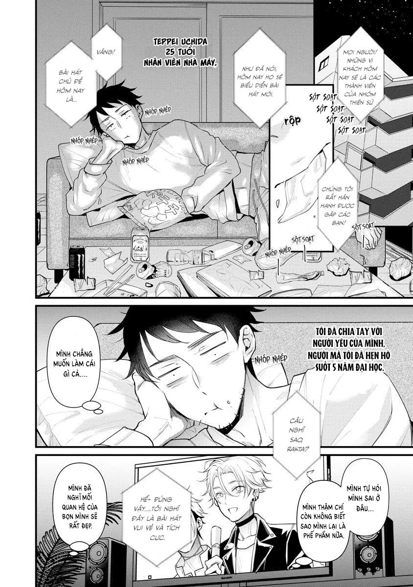 Anh chàng dễ thương tôi gặp qua app là một Idol Chapter 1 Trang 3