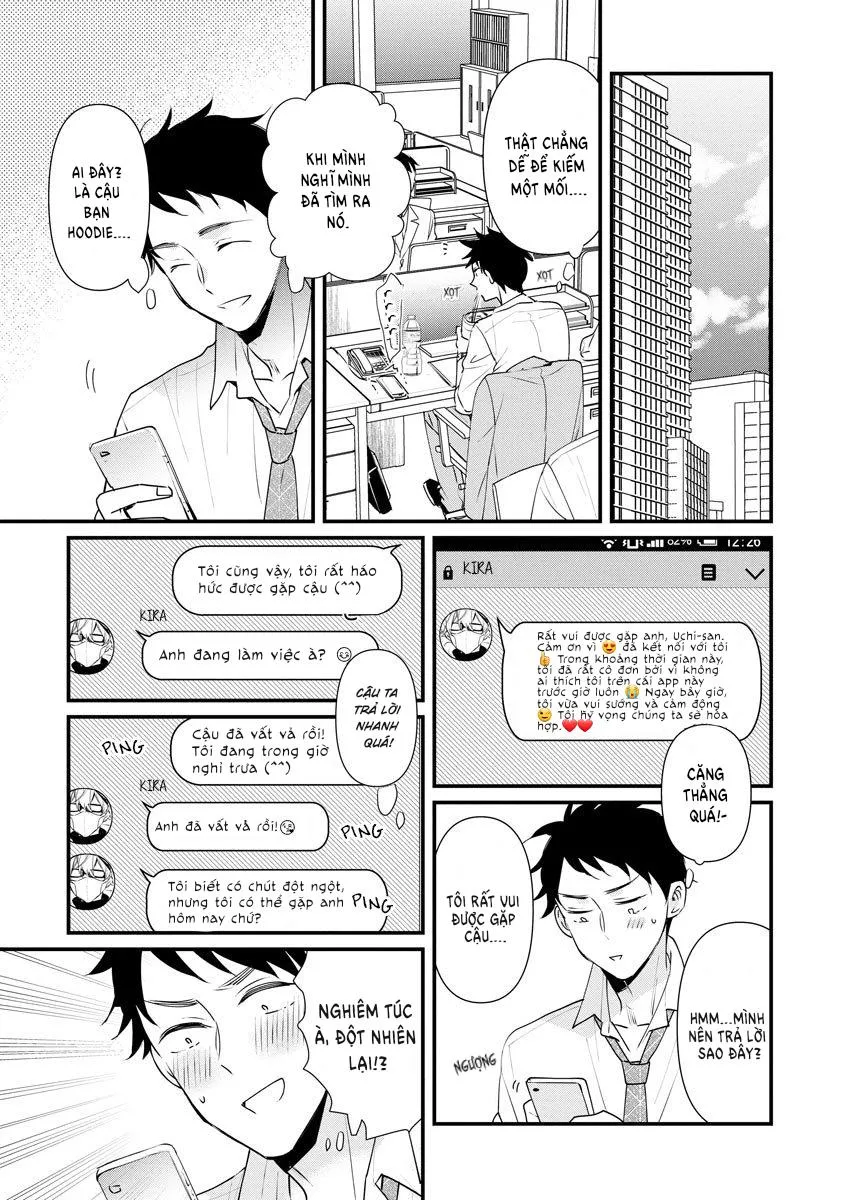 Anh chàng dễ thương tôi gặp qua app là một Idol Chapter 1 Trang 6