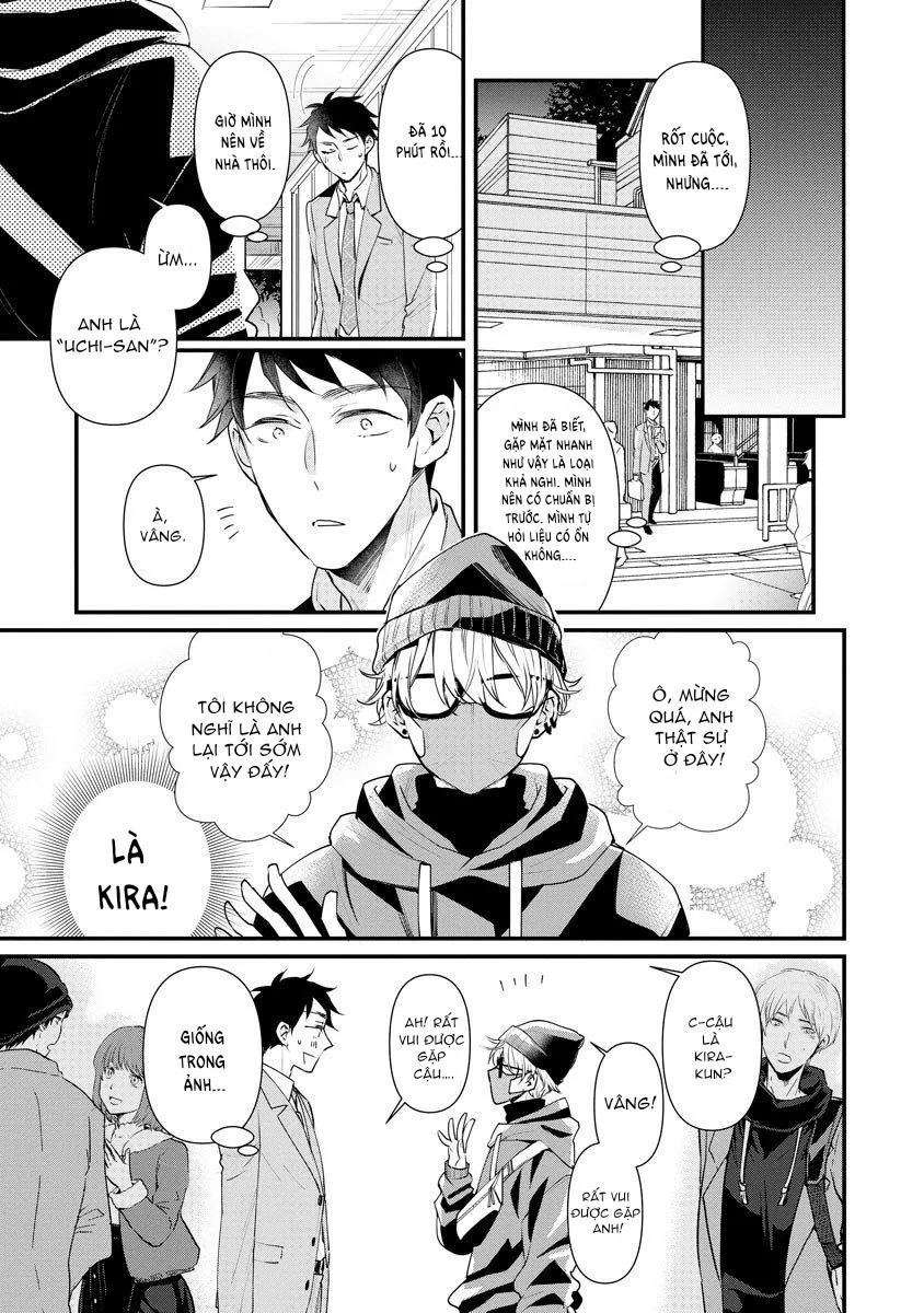 Anh chàng dễ thương tôi gặp qua app là một Idol Chapter 1 Trang 8