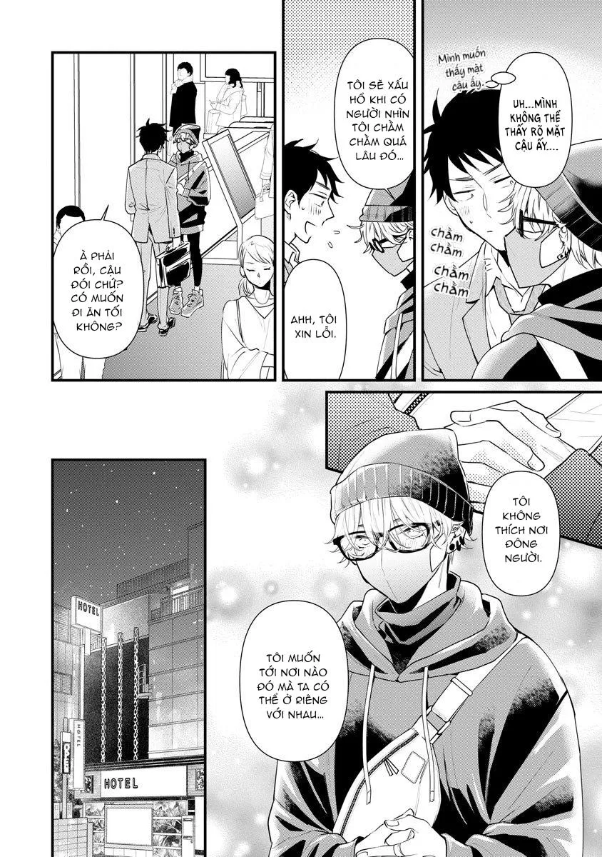 Anh chàng dễ thương tôi gặp qua app là một Idol Chapter 1 Trang 9