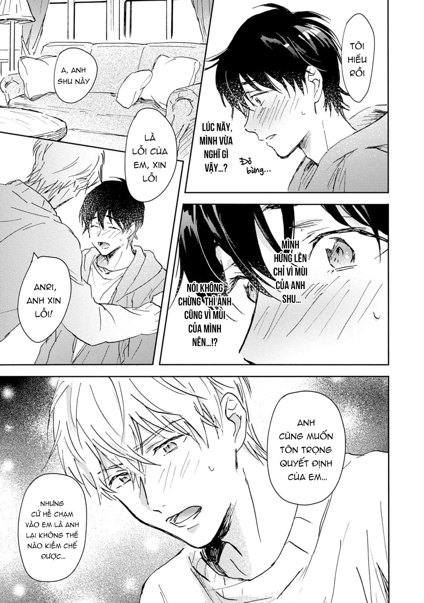 Anh trai muốn kết hôn với một Omega như tôi Chapter 2 Trang 9