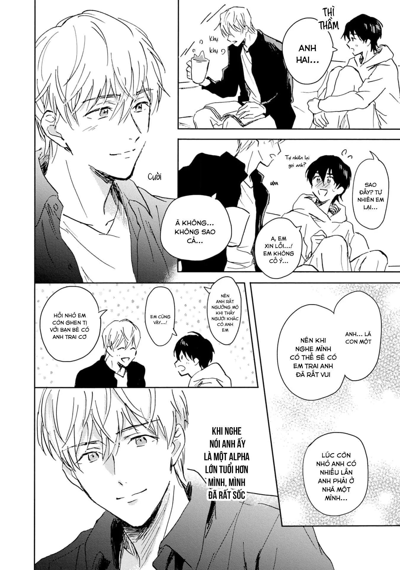 Anh trai muốn kết hôn với một Omega như tôi Chapter 3 Trang 4