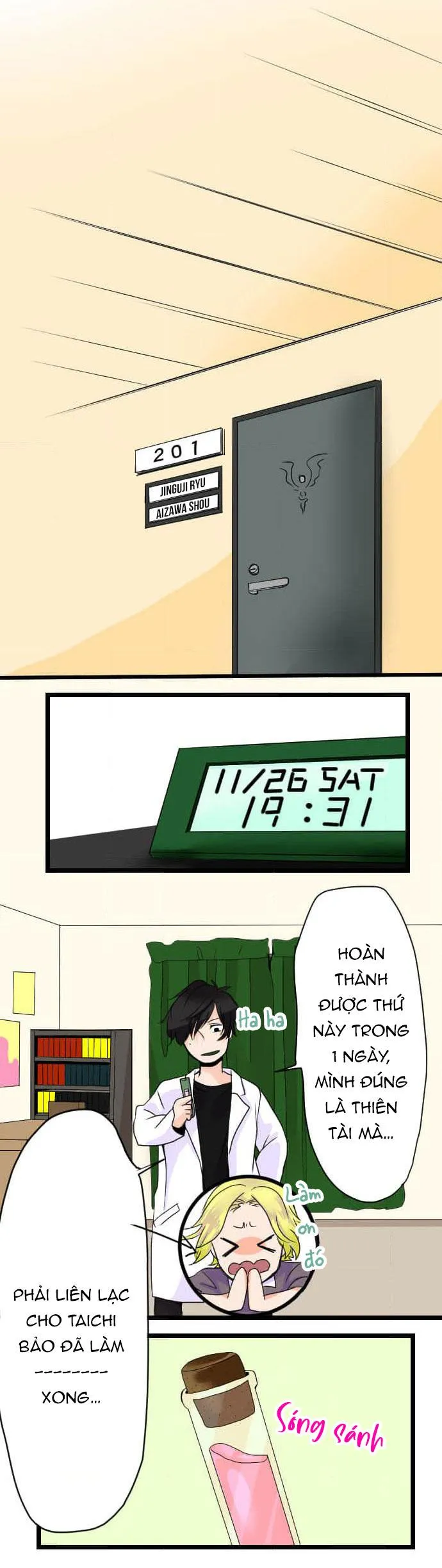 Bạn Cùng Phòng Lỡ Uống Thuốc Kích Dục Tôi Chế Và Cái Kết Chapter 1 Trang 4
