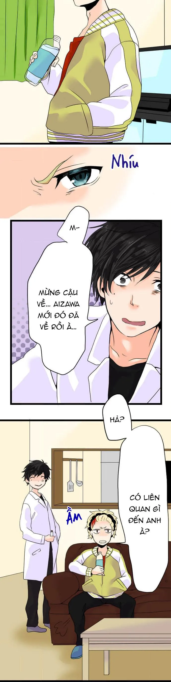 Bạn Cùng Phòng Lỡ Uống Thuốc Kích Dục Tôi Chế Và Cái Kết Chapter 1 Trang 6