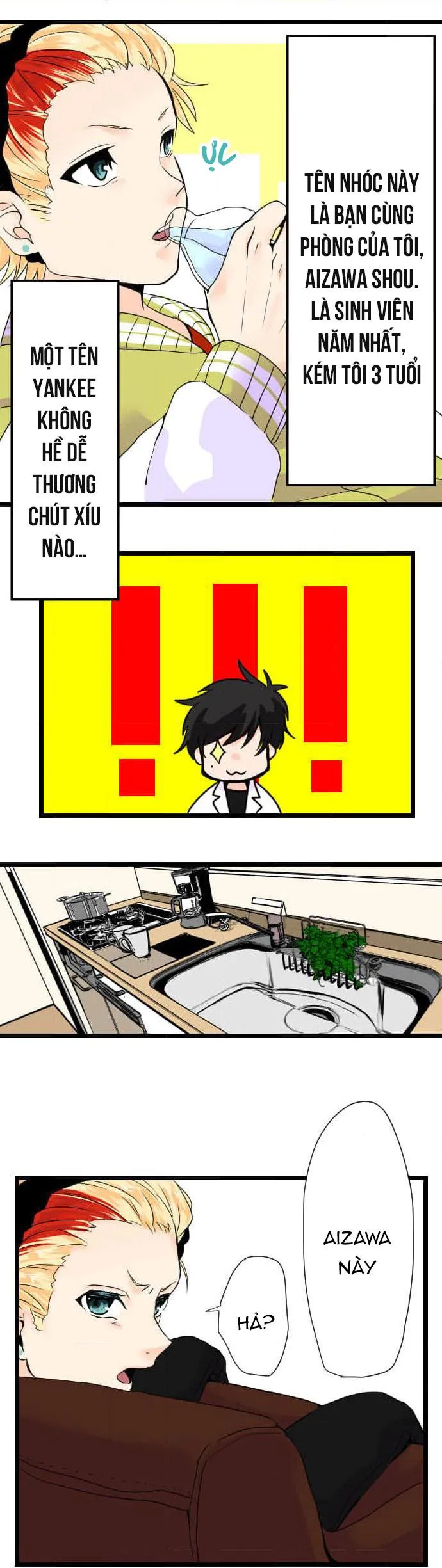 Bạn Cùng Phòng Lỡ Uống Thuốc Kích Dục Tôi Chế Và Cái Kết Chapter 1 Trang 7