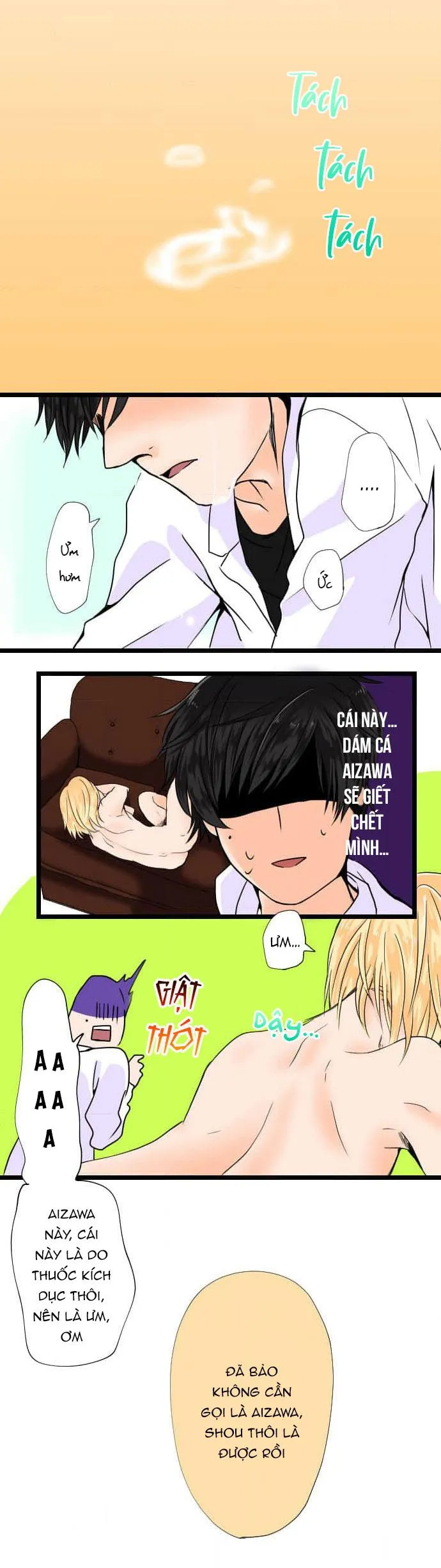 Bạn Cùng Phòng Lỡ Uống Thuốc Kích Dục Tôi Chế Và Cái Kết Chapter 1 Trang 17