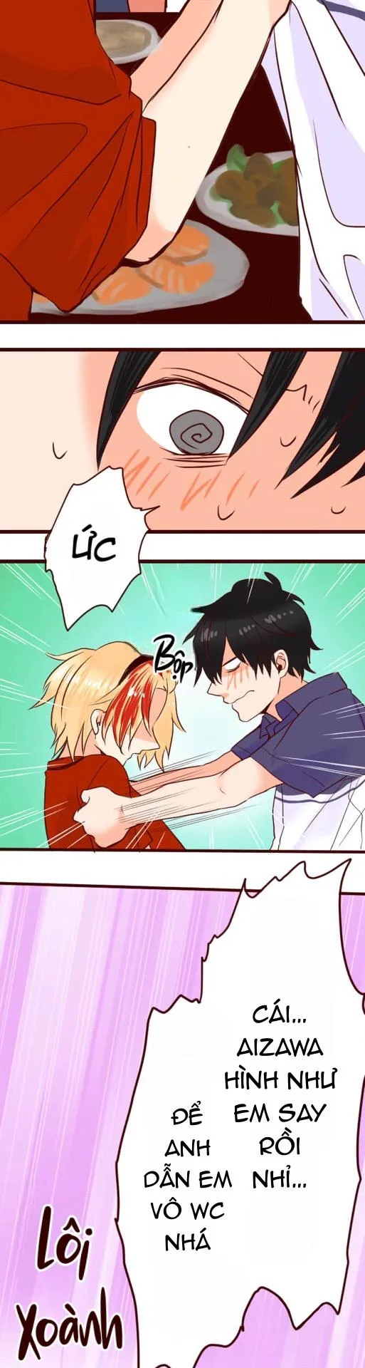 Bạn Cùng Phòng Lỡ Uống Thuốc Kích Dục Tôi Chế Và Cái Kết Chapter 13 Trang 19