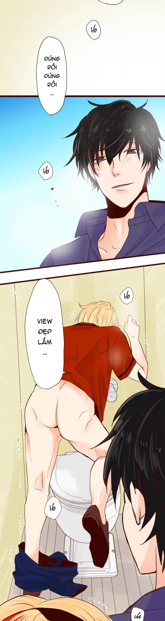 Bạn Cùng Phòng Lỡ Uống Thuốc Kích Dục Tôi Chế Và Cái Kết Chapter 14 Trang 5