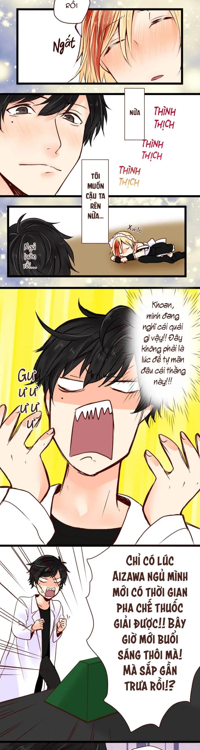 Bạn Cùng Phòng Lỡ Uống Thuốc Kích Dục Tôi Chế Và Cái Kết Chapter 2 Trang 15