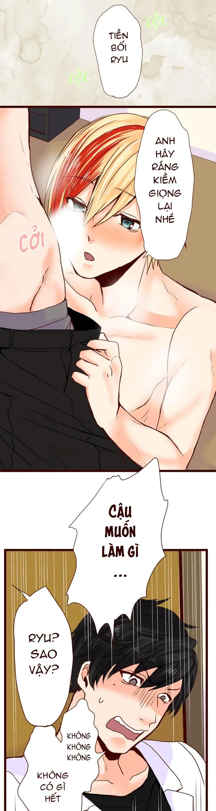 Bạn Cùng Phòng Lỡ Uống Thuốc Kích Dục Tôi Chế Và Cái Kết Chapter 4 Trang 7