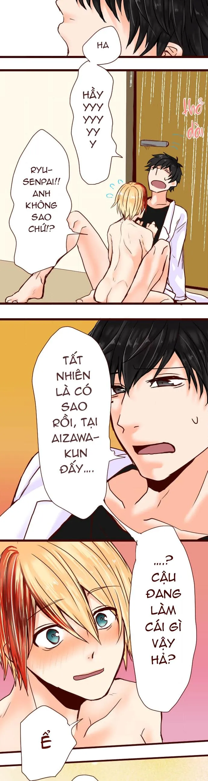 Bạn Cùng Phòng Lỡ Uống Thuốc Kích Dục Tôi Chế Và Cái Kết Chapter 4 Trang 12