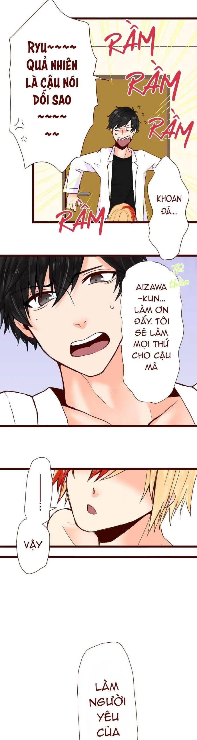 Bạn Cùng Phòng Lỡ Uống Thuốc Kích Dục Tôi Chế Và Cái Kết Chapter 4 Trang 15