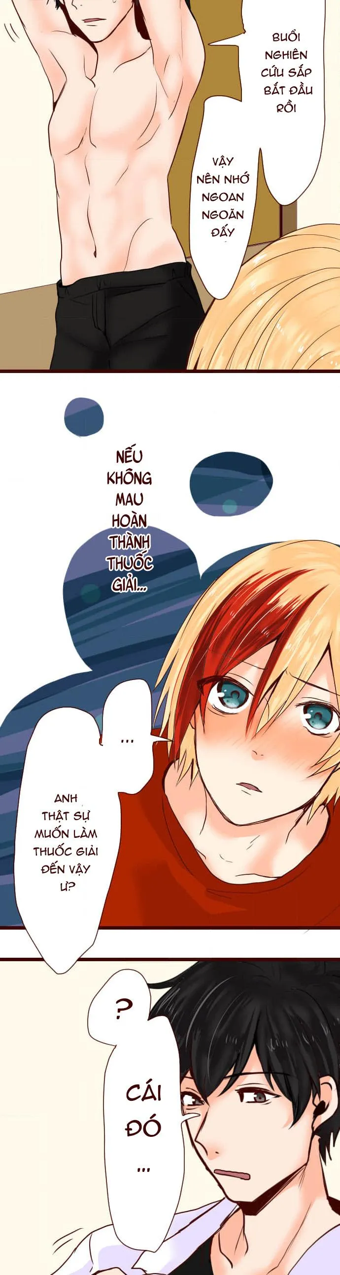 Bạn Cùng Phòng Lỡ Uống Thuốc Kích Dục Tôi Chế Và Cái Kết Chapter 5 Trang 11