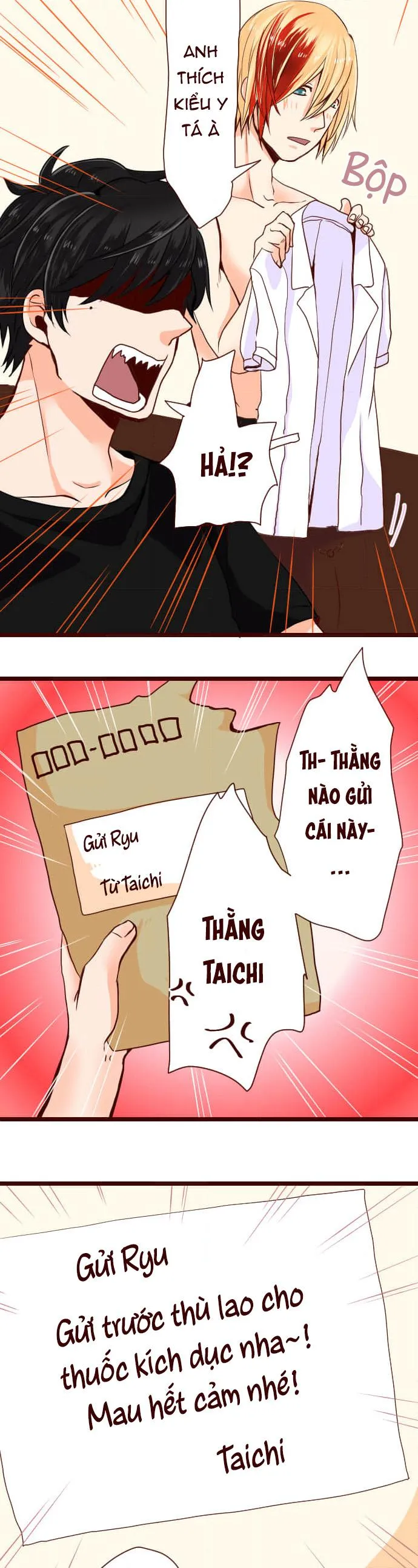 Bạn Cùng Phòng Lỡ Uống Thuốc Kích Dục Tôi Chế Và Cái Kết Chapter 6 Trang 8