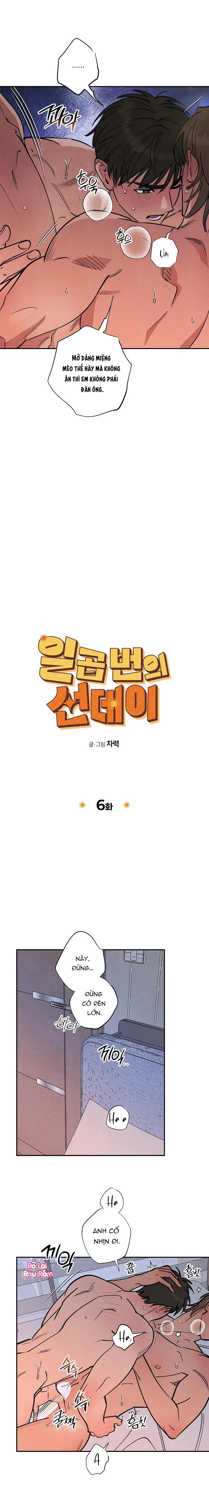 BẢY NGÀY CHỦ NHẬT Chapter 6 Trang 3